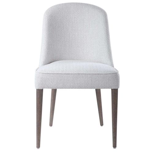 Brie Armless Chair - Set of 2 - White