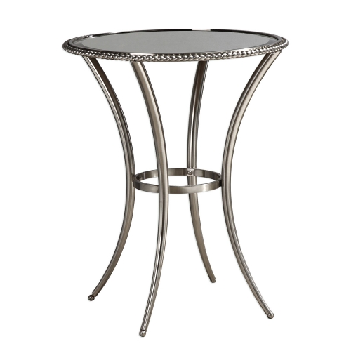 Sherise Accent Table - Beaded Metal
