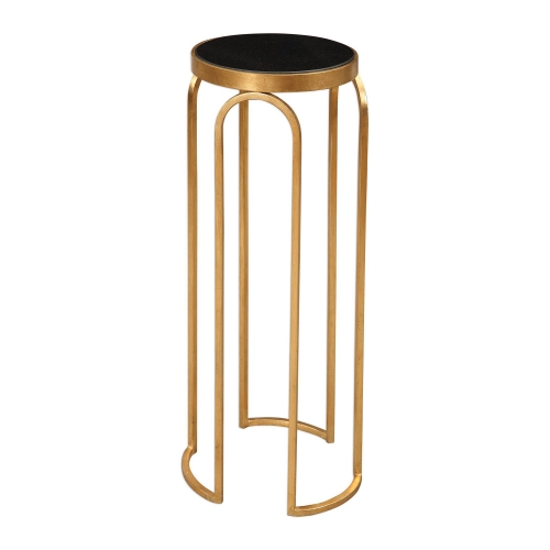 Novalie Accent Table - Gold