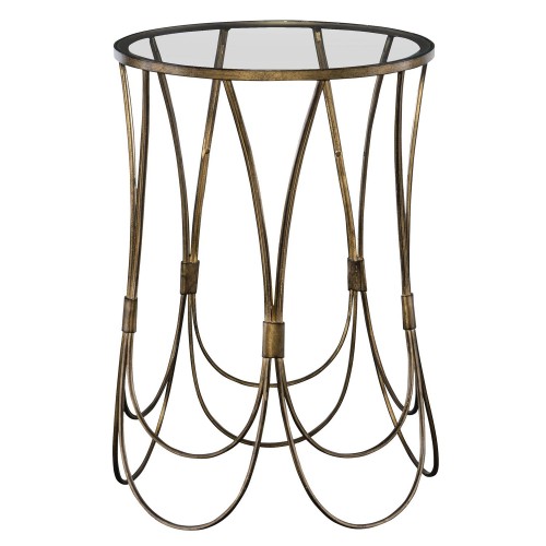 Kalindra Accent Table - Gold