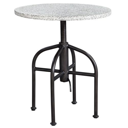 Apsel Industrial Accent Table