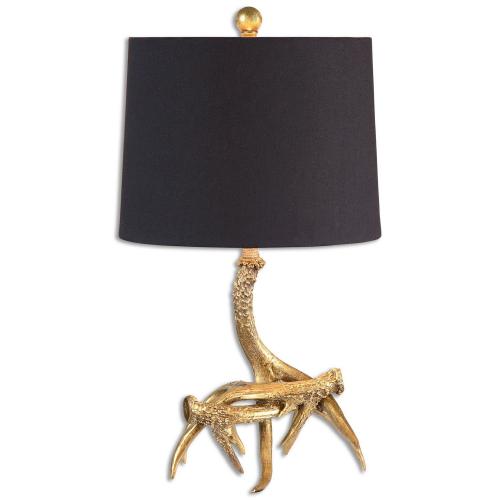 Golden Antlers Table Lamp