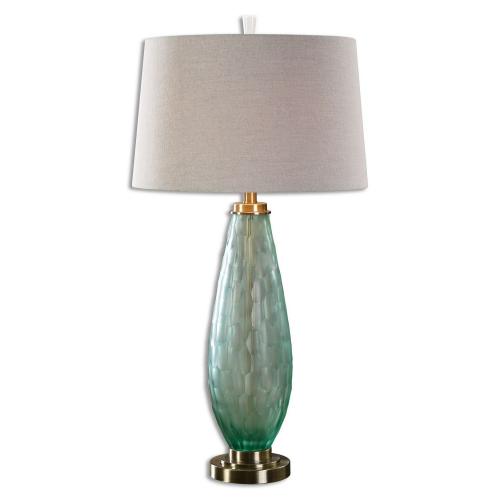 Lenado Glass Table Lamp - Sea Green