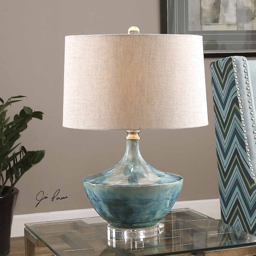 Chasida Blue Ceramic Lamp