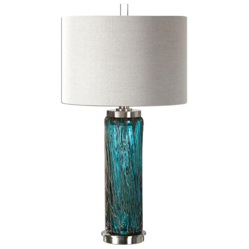 Almanzora Glass Lamp - Blue