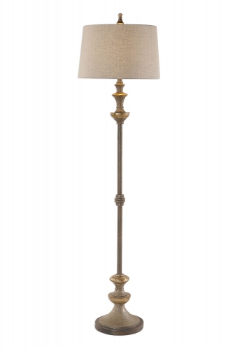 Vetralla Floor Lamp - Silver Bronze