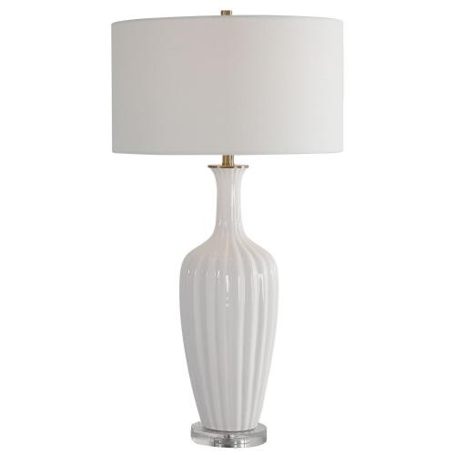 Strauss Table Lamp - White Ceramic