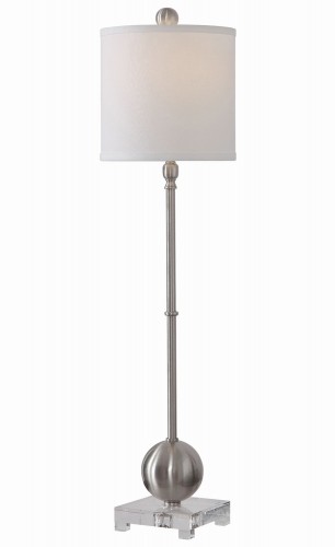 Laton Buffet Lamp - Silver