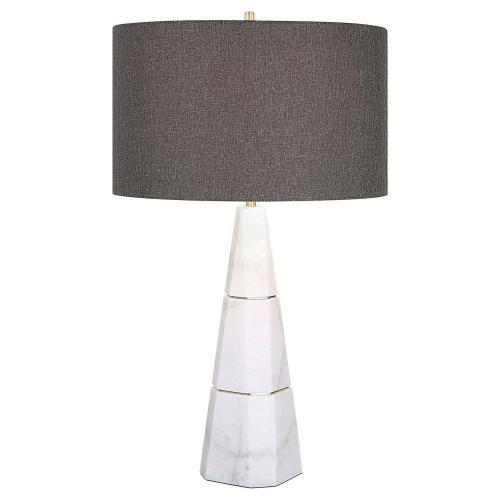 Citadel Table Lamp - White Marble