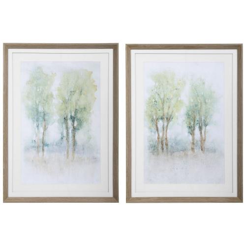 Meadow View Framed Prints - Set of 2