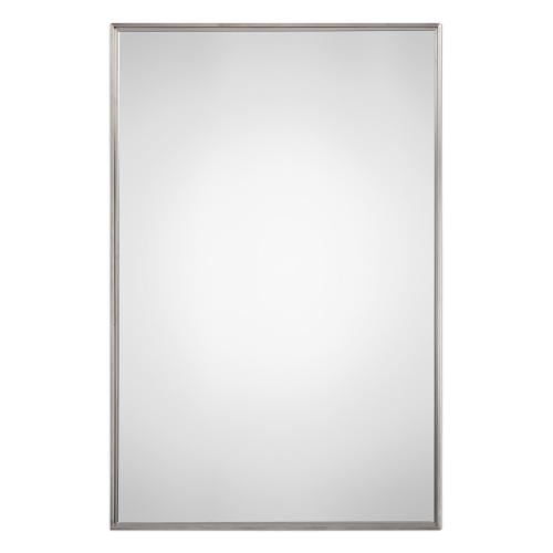 W00411 Mirror - Brushed Stainless Steel
