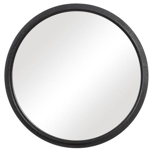 W00454 Mirror - Black Satin