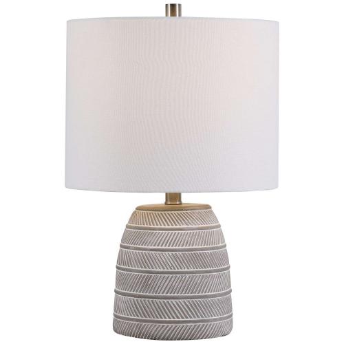 W26064-1 Table Lamp - Gray/White
