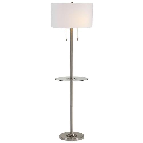 W26082-1 Floor Lamp - Brushed Nickel
