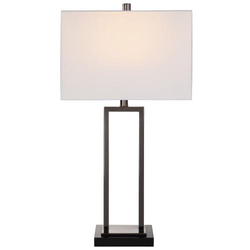 W26086-1 Table Lamp - Black/Brushed Nickel