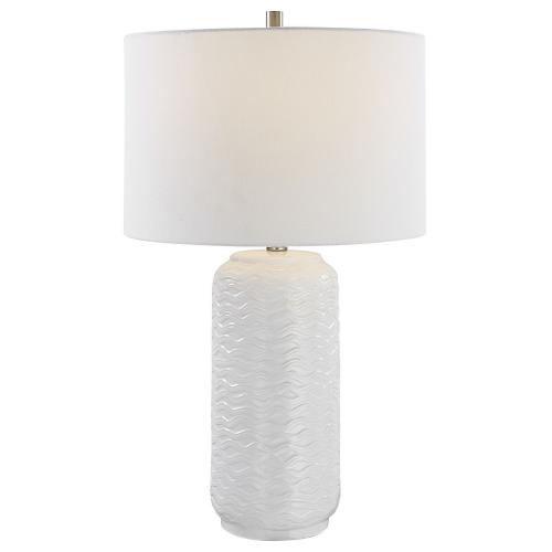 W26093-1 Table Lamp - White Ceramic