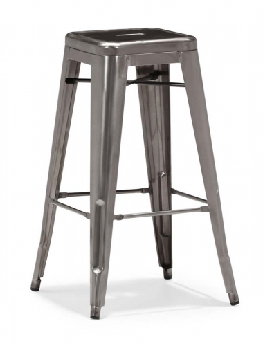 Marius Bar Chair - Gunmetal