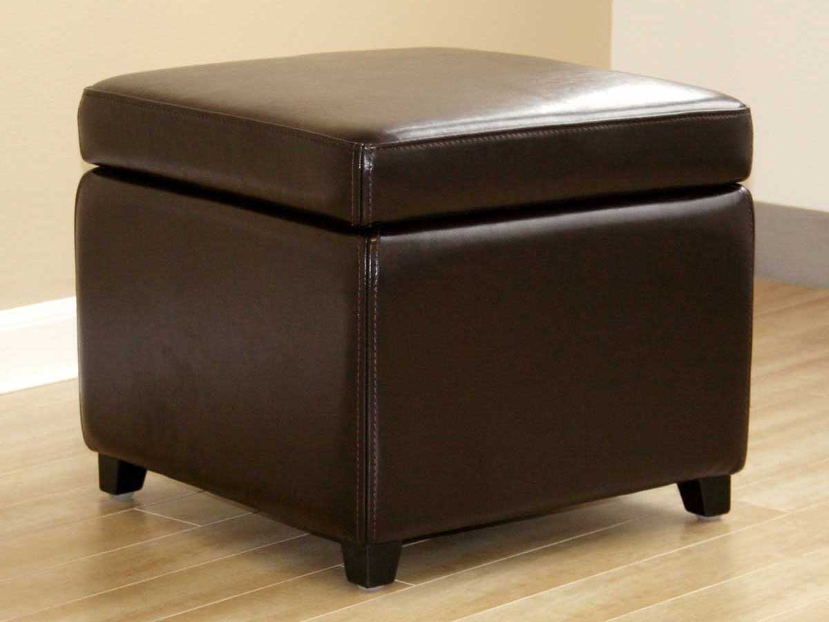 Wholesale Interiors Y-162 Leather Ottoman